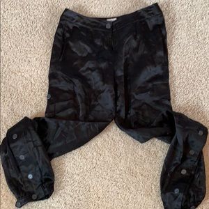 Black, silk CHICOS pants